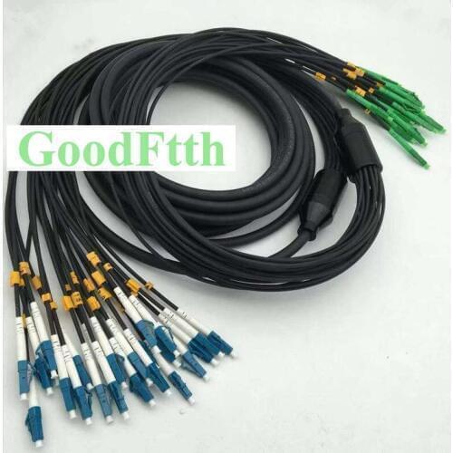 Outdoor Tactical Field TPU Armoured Patch Cord LC/UPC-LC/APC SM 24 Cores GoodFtth 10-50m