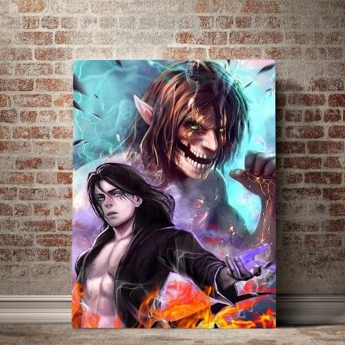 Gift Attack On Titan Anime Modern Posters Pictures HD Canvas Wall Art Home Decor Paintings Living Room Decoration Accessories