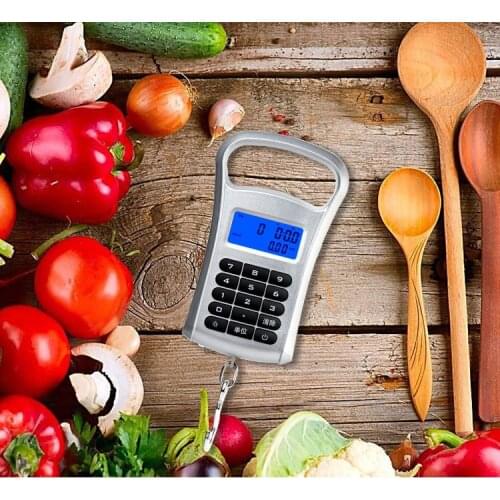 Wonderlife Portable electronic multi-function valuation scale portable electronic scale with ruler hanging scale mini hook scale