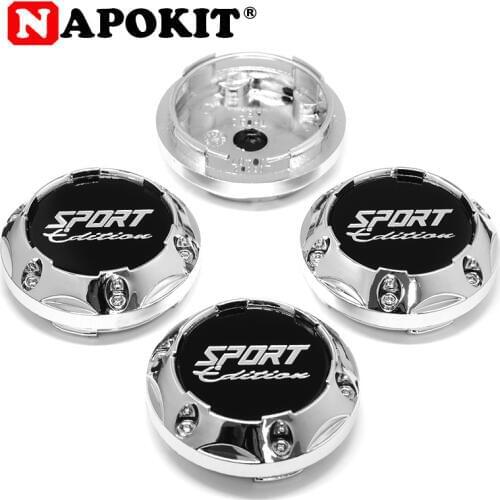 4pcs 64mm Sport Edition Logo Car Wheel Center Cap Car Wheel Rim Hub Cap Dust-proof Hubcap Cover