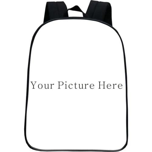 Customize Backpack 3D Printed Backpacks Boys Girls School Bags Students Can Customize Logo Image Shoulder Schoolbag