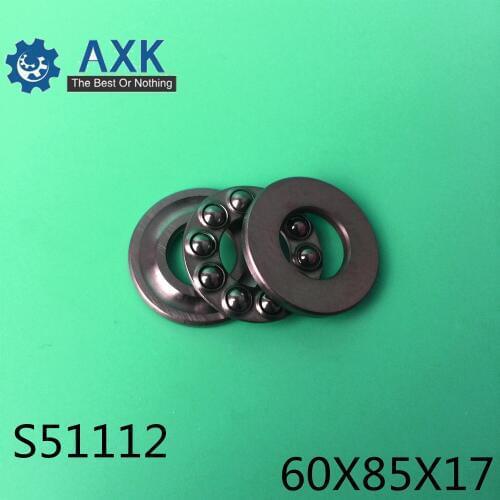 S51112 Bearing 60*85*17 mm ( 1PC ) ABEC-1 Stainless Steel Thrust S 51112 Ball Bearings