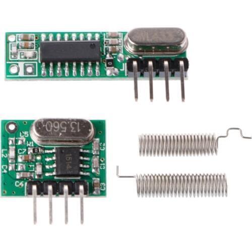 1 Set 433Mhz RF Superheterodyne Receiver Transmitter Module Kit With Antenna For Arduino/ARM/MCU