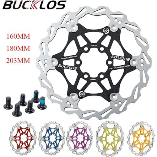 Bike Disc Brake Rotors DH Ultralight Floating Disc Pads 160mm 180mm 203mm Hydraulic Disc Brake 6 inches for MTB Bicycle parts