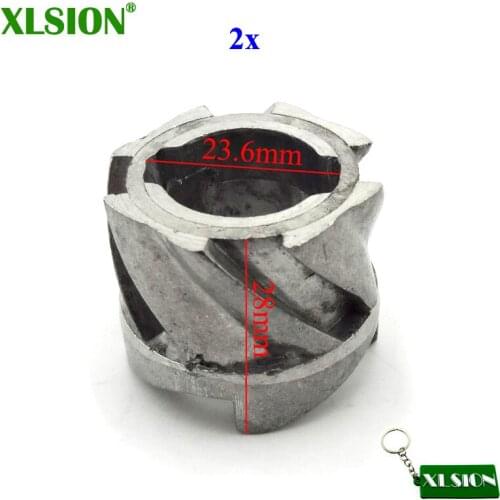 XLSION 2pcs Aluminum Pull Starter Claw For 47cc 49cc 2 Stroke Pawl Cog Bike Mini Motorcycle Dirt Pit Bike Quad ATV
