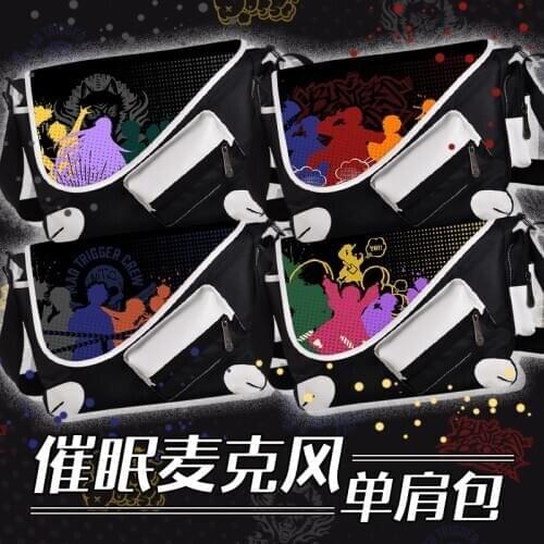 Japan Anime Mic Division Rap Battle Buster-Bros FP MTC TDD Satchel Bags Messenger Bag Harajuku Fashion Casual Shoulder Bag Gift