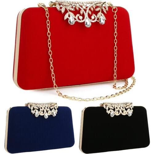 YYW Clutches Bag Women 2021 Fashion Sling Bags Diamonds Luxury Evening Clutch Female Shoulder Bags Red Wedding Purse Party Pouch