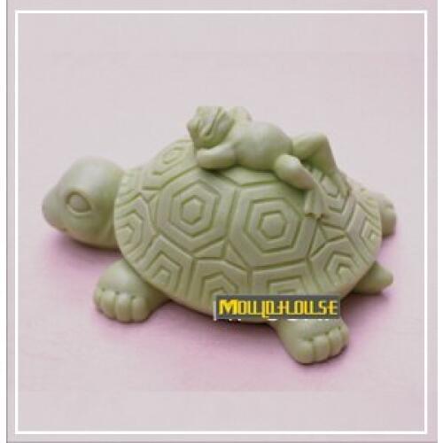 Lovely Tortoise Cake Silicone Mold Candle Handmade Soap Mould Fondant Decorating Molds Polymer Clay Tools Resin Moulds Cake From