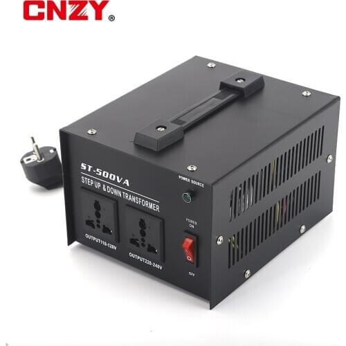 110V to 220V Voltage converter Lifting transformer 220V to 110V ST-2000VA Heavy Duty Step Up/Down Circuit Breaker Protection
