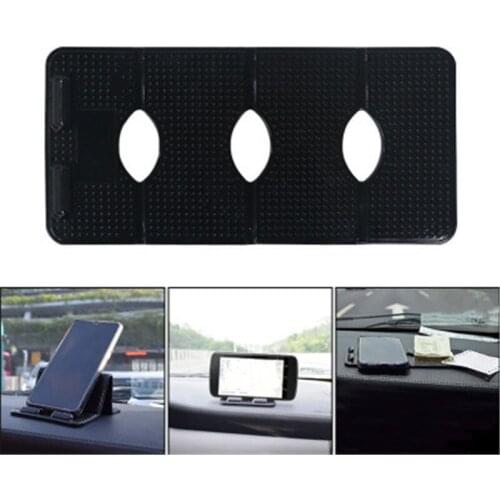 2 in1 Folding Car Anti-Slip Mats Mobile Phone Storage Holder Automobiles Interior Dashboard Non-Slip Pads Vehicle Supplies