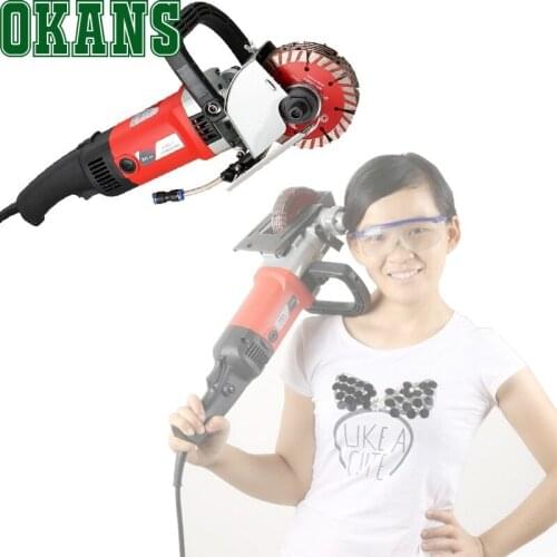 2800W Wall Groove Cutting Machine Wall Chaser Machine J120-1 With 5Pcs Blades