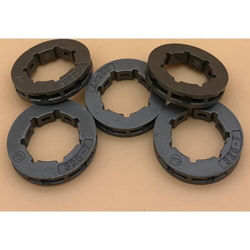 5Pcs .325 7T Small Spline Chain Drive Sprocket Rim Fit HUSQVARNA 340 346 346xp 345 350 351 346 353 357 455 460 Rancher Chainsaw