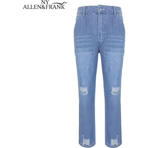 ALLEN&FRANK NY Loose Jeans For Men