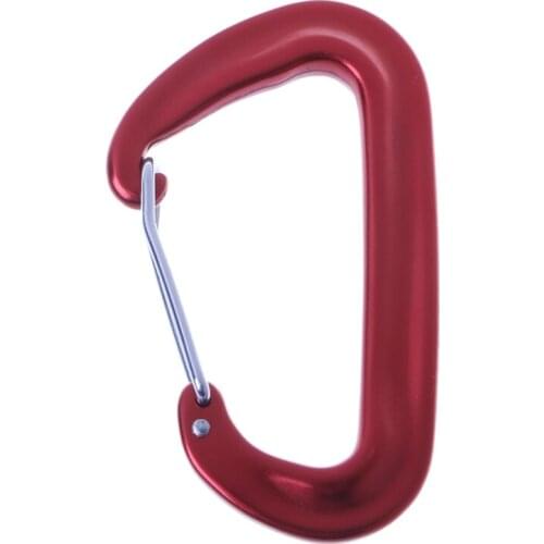 Aviation Aluminum 12KN Carabiner D Shaped Hammock Safety Balance Buckle Clasp CORF