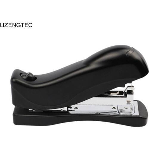 Free Shipping LIZENGTEC New Design Spring Pop-up Binding Stapler Machine For School Office Factory Supplies