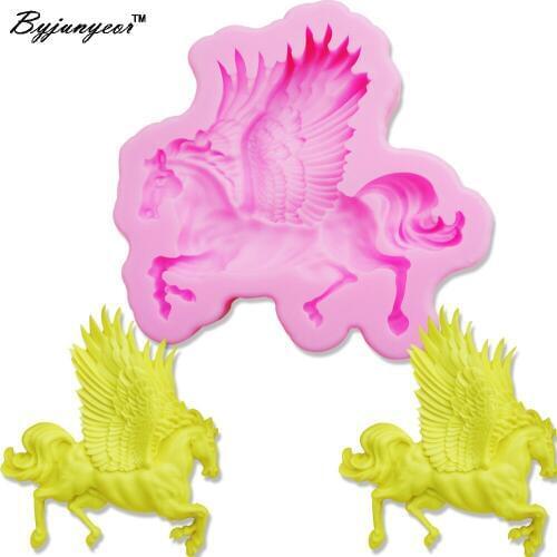 Byjunyeor M649 Flying UV Resin Silicone Mold Fondant Chocolate Candy Lollipop Crystal Epoxy Soft Clay Bake Tools