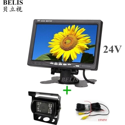 Free shipping inch 16:9 Car TFT LCD Analog TV Stand Alone Monitor Digital Car Rear view Monitor Camera Car Headrest DVD Player