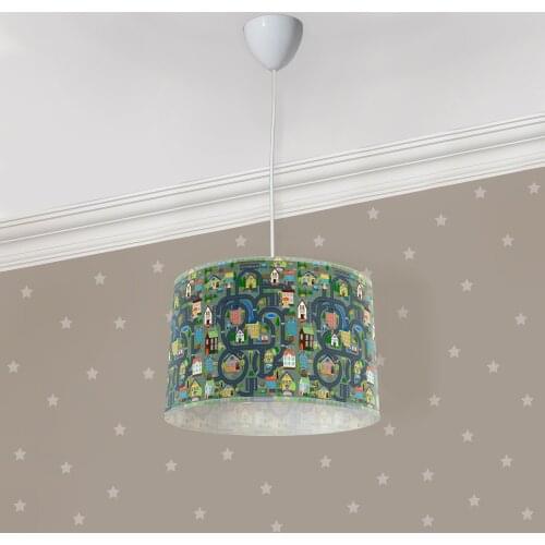 Space Decorated Children 'S Room Pendant Lamp Chandelier Planet Earth Space Astronaut Baby Room Decoration