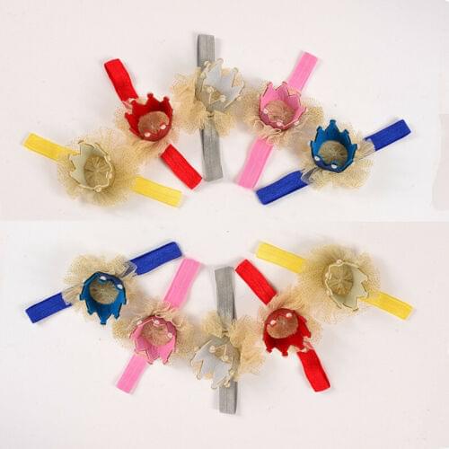 Citgeett Cute Baby Girls Kids Tiara Hairband Elastic Band Headwear Flower Hair Accessories