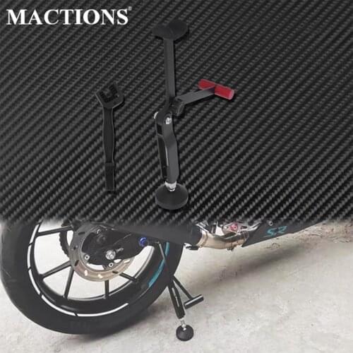 Motorcycle Rear Wheel Lifter Support Frame Lifting Stand Foldable Universal Outdoor Portable Repair Maintenance Tool For Yamaha