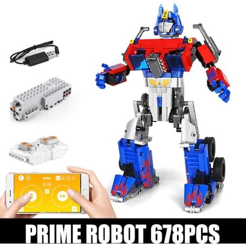 Mould King 15036 APP Remote Control Electric Mechanical Robot Building Blocks Bricks Toys for Children Boys Gifts
