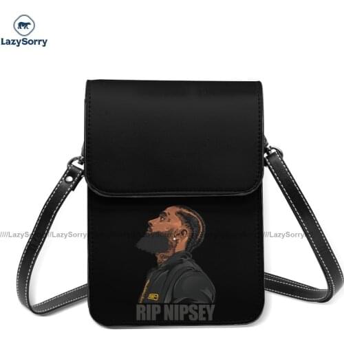 Nipsey Hussle Shoulder Bag Office Female Mobile Phone Bag Gifts Vintage Leather Bags