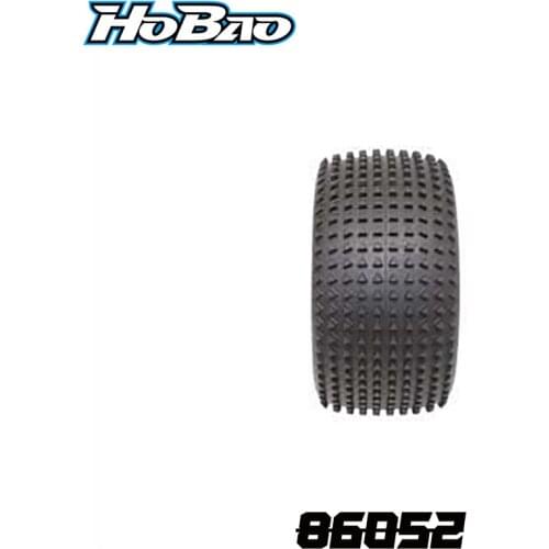 Original OFNA/HOBAO RACING 86052 Tire, Triangular Pattern(2PCS)For HYPER 1/8 ST PRO/RTR TRUGGY