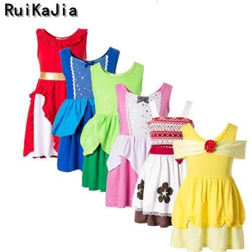 Girls dress princess dresses for little girls christmas dress girls clothing girls dresses for party and wedding o-neck