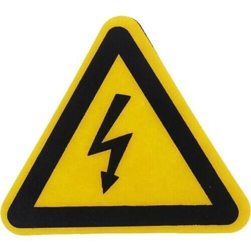 Warning Sticker Adhesive Labels Electrical Shock Hazard Danger Notice Safety 25mm 50mm 100cm PVC Waterproof