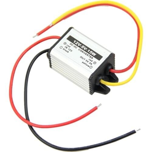 Waterproof DC to DC buck Converter 12V to 5V 15W Power Supply Module