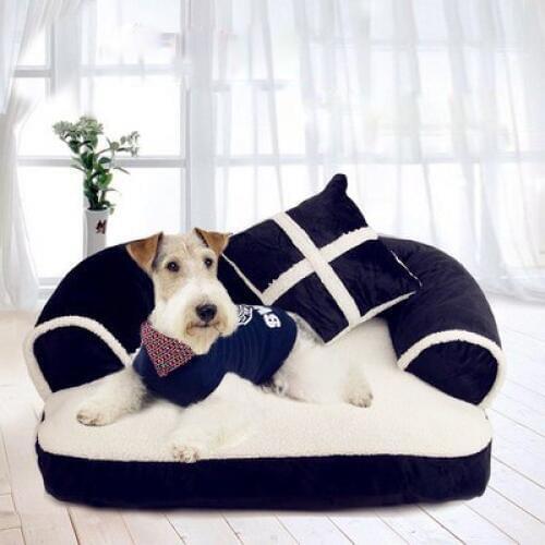 Four seasons Dog bed removable pet supplies Teddy golden retriever washable pet bed nest dog mat cat nest Dog sofa kennel