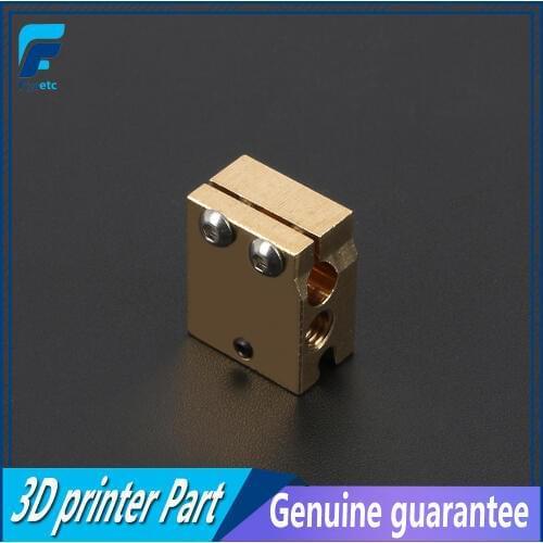 High Temperature H59 Copper Volcano Heater Block For E3D HOTEND Compatible PT100 Thermistor Cartridge Sensor V6 Hot