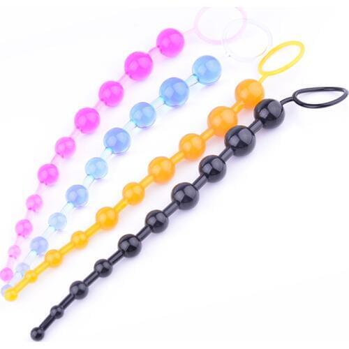 10 Beads Anal Women Toys Sex Beads Anal Gag Butt Plug Vibrator Masturbation Dildo Anal G Spot Vibrator Beads Adul Sex Shop Toys