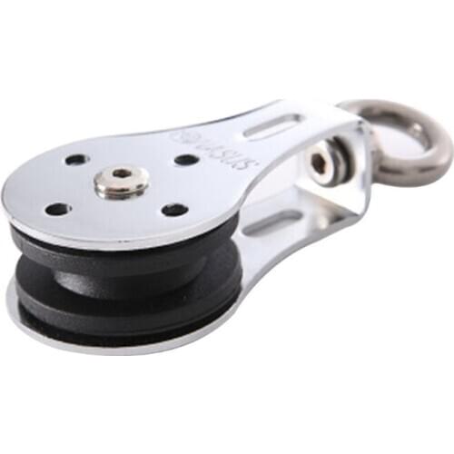 300KG Groove Wheel Mute Swivel Fitness Strength Training Bearing Lifting Pulley Stainless Steel Duplex Bearing Heavy