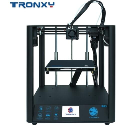 2020 Newest Fast Assembly 3D Printer TRONXY D01 with Industrial Linear Guide and Titan Extruder Optional Enclosure acrylic board