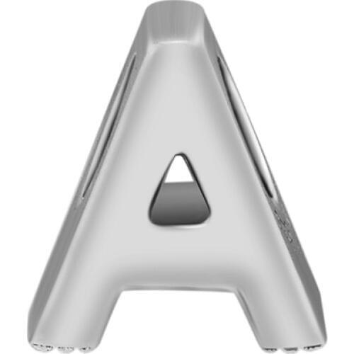 CKK 925 Sterling Silver Letter A Charm Beads Original Fashion Jewelry Making Fits For Bracelets & Bangle
