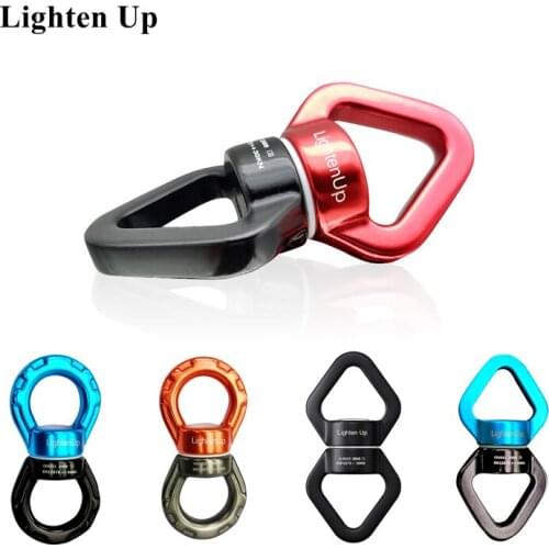 Colorful Rotational Device Rope Swivel for Aerial Silks Dance Swing Hammock Climbing Connector 30KN Aerial Yoga Ring