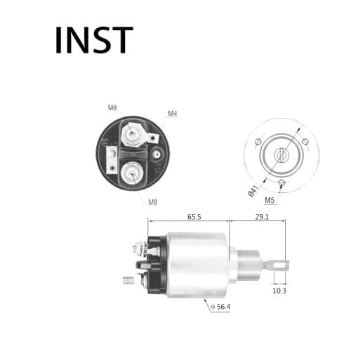 ELECTROMAGNETIC SWTICH SOLENOID FOR 12V 1.1KW 0.331.303.005 0.331.303.016 0.331.303.028 0.331.303.031 578 9935958 9947632