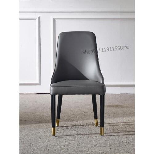 Customized Nordic Dining Chair Modern Simple Computer Cloth Chair Hotel Coffee Restaurant Dining Chair Light Luxury Postmodern H