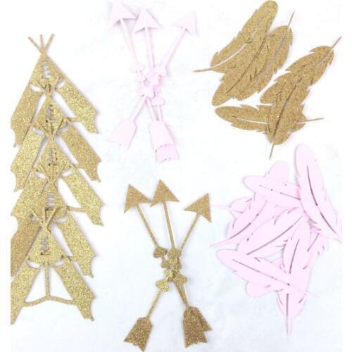 TeePee Confetti | Boho Confetti | Boho Baby Shower | Boho Wedding Decorations | Teepee party Table decor scrapbook Confettis