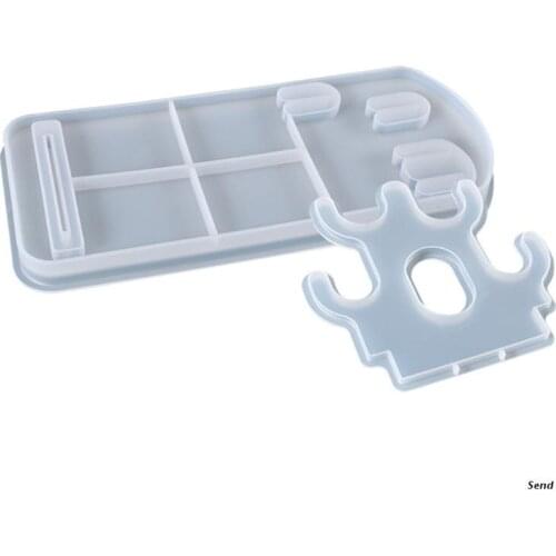 Kitchen Knife Storage Rack Silicone Mold DIY Crystal Epoxy Molds for Resin Casting Ornament Craft Display Stand Decoration