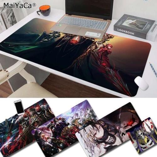 MaiYaCa Overlord Characters Office Mice Gamer Soft Mouse Pad Speed/Control Version Large Gaming Mouse Pad