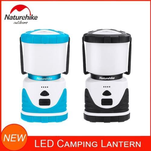 Naturehike multifunction camping lanterns outdoor emergency mobile power source rechargeable flashlight LED tent lamp USB Charge