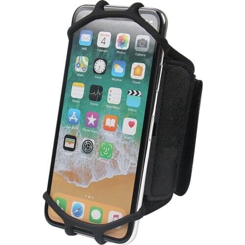 Mobile phone bracket Mens mobile phone bag arm bag rotating mobile phone arm with outdoor sports equipment creative cycling