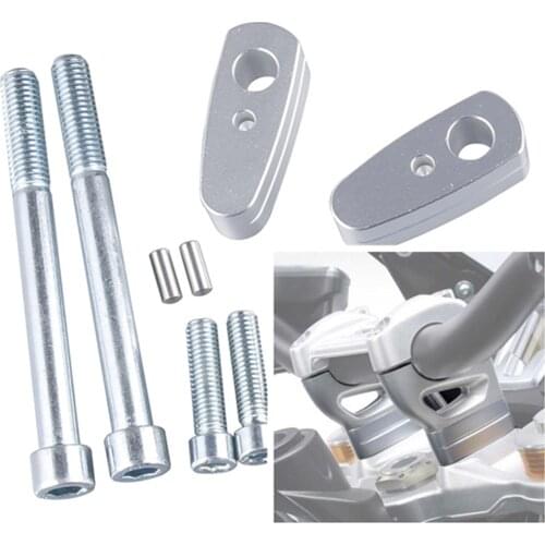 Motorcycle Aluminum Handlebar Raiser Bar Moves up 20mm Moto Accessories for BMW R NINE T K1600B R9T 2014-2020