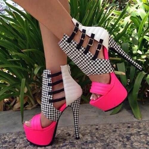 FGHGF shoes.Elegant fashion, free , multi color PU fabric, 16 cm high heel sandals, ladies sandals. SIZE:34-45