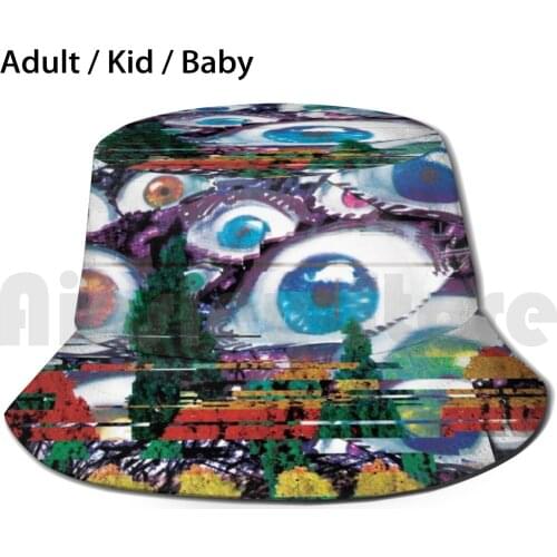 The Hills Have Eyes Bucket Hat Adult kid baby Beach Sun Hats Horror The Hills Have Eyes Eyeball Eyes Landscape Mountain Wes