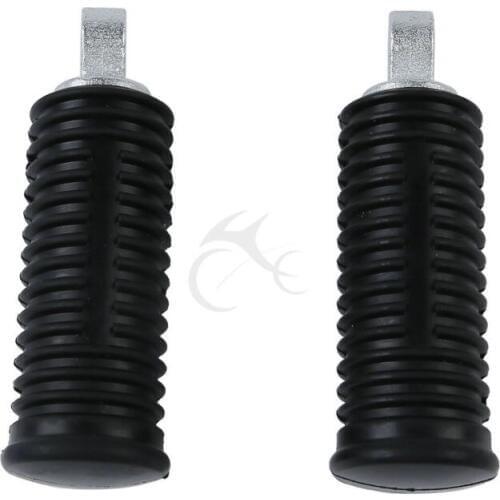 Passenger Rear Foot Pegs Footrest Pedals For Harley Softail Fat Boy FLSS Dyna FLD FXD FLS FLH Touring