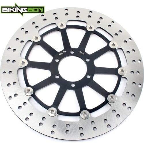 BIKINGBOY Front Brake Disk Rotor Disc Pegaso 650 Strada 05 06 07 08 09 Factory 07 08 Tuono 125 04 05 AF1 Futura 125 90 91 92 1pc