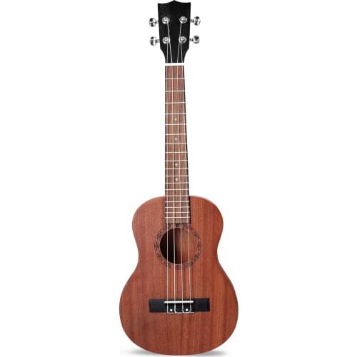 26 inch Kids Imitation Wood UKulele 4-String Portable Guitar Instrument for Children Pick Stringed Instruments Mini Guitars